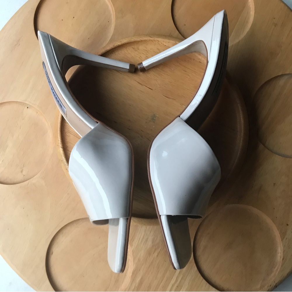 Steve Madden | Avoid Beige Patent Open Square Toe… - image 3